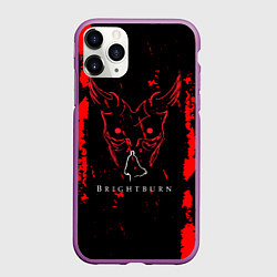 Чехол iPhone 11 Pro матовый Берсерк berserk аниме, цвет: 3D-фиолетовый