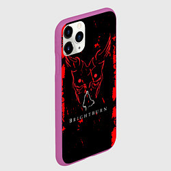 Чехол iPhone 11 Pro матовый Берсерк berserk аниме, цвет: 3D-фиолетовый — фото 2