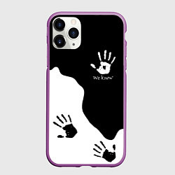 Чехол iPhone 11 Pro матовый TES WE KNOW МЫ ЗНАЕМ, цвет: 3D-фиолетовый