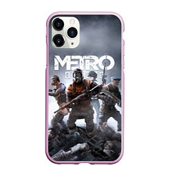 Чехол iPhone 11 Pro матовый МЕТРО ИСХОД АРТЁМ ,ЯДЕРНАЯ ЗИМА METRO EXODUS, цвет: 3D-розовый