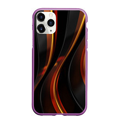 Чехол iPhone 11 Pro матовый Unsplash 3D, цвет: 3D-фиолетовый