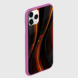 Чехол iPhone 11 Pro матовый Unsplash 3D, цвет: 3D-фиолетовый — фото 2