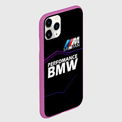 Чехол iPhone 11 Pro матовый BMW фанат, цвет: 3D-фиолетовый — фото 2