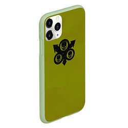 Чехол iPhone 11 Pro матовый Гвардия Смерти после Ереси цвет легиона, цвет: 3D-салатовый — фото 2