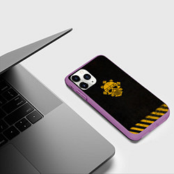 Чехол iPhone 11 Pro матовый Железные Воины после Ереси цвет легиона, цвет: 3D-фиолетовый — фото 2