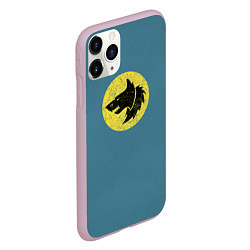 Чехол iPhone 11 Pro матовый Космические Волки цвет легиона 6, цвет: 3D-розовый — фото 2