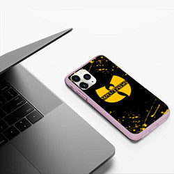 Чехол iPhone 11 Pro матовый WU-TANG CLAN БРЫЗГИ КРАСОК, цвет: 3D-розовый — фото 2