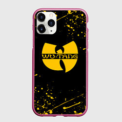 Чехол iPhone 11 Pro матовый WU-TANG CLAN БРЫЗГИ КРАСОК, цвет: 3D-малиновый