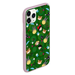 Чехол iPhone 11 Pro матовый Totoro&Kiki ALLSTARS, цвет: 3D-розовый — фото 2