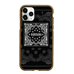 Чехол iPhone 11 Pro матовый Big Baby Tape x Kizaru: BANDANA, цвет: 3D-коричневый