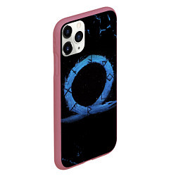 Чехол iPhone 11 Pro матовый GOD OF WAR LOGO ЭМБЛЕМА РАГНАРЁК, цвет: 3D-малиновый — фото 2