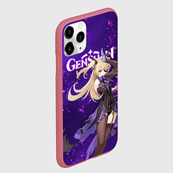 Чехол iPhone 11 Pro матовый ФИШЛЬ FISCHL ЭЛЕКТРО, цвет: 3D-малиновый — фото 2