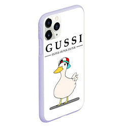Чехол iPhone 11 Pro матовый GUSSI HONK BABY, цвет: 3D-светло-сиреневый — фото 2