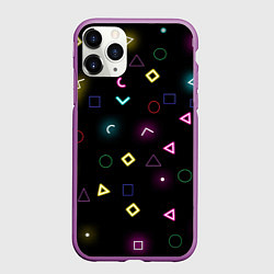 Чехол iPhone 11 Pro матовый ИГРА В КАЛЬМАРА МИНИМАЛИЗМ, цвет: 3D-фиолетовый