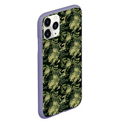 Чехол iPhone 11 Pro матовый Крабы камуфляж, цвет: 3D-серый — фото 2