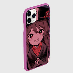 Чехол iPhone 11 Pro матовый БУУУУ ХУ ТАО HU TAO, цвет: 3D-фиолетовый — фото 2