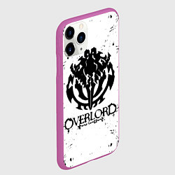 Чехол iPhone 11 Pro матовый OVERLORD паттерн, цвет: 3D-фиолетовый — фото 2