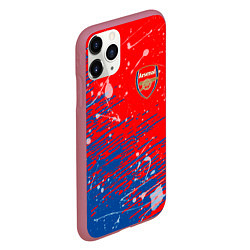 Чехол iPhone 11 Pro матовый Arsenal: Фирменные цвета, цвет: 3D-малиновый — фото 2