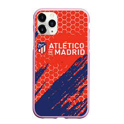 Чехол iPhone 11 Pro матовый Atletico Madrid: Football Club, цвет: 3D-розовый