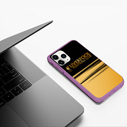 Чехол iPhone 11 Pro матовый Ливерпуль Футбольный клуб, цвет: 3D-фиолетовый — фото 2