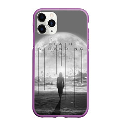 Чехол iPhone 11 Pro матовый DEATH STRANDING PRESIDENT USA, цвет: 3D-фиолетовый
