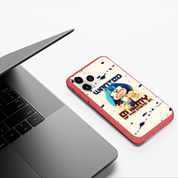 Чехол iPhone 11 Pro матовый SONIC WANTED СОНИК, цвет: 3D-красный — фото 2