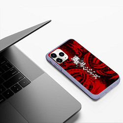 Чехол iPhone 11 Pro матовый TOKYO REVENGERS BLACK RED DRAGON, цвет: 3D-светло-сиреневый — фото 2