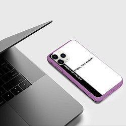 Чехол iPhone 11 Pro матовый System of a Down - Steal This Album!, цвет: 3D-фиолетовый — фото 2