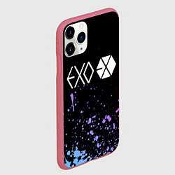 Чехол iPhone 11 Pro матовый EXO BAND - ЭХО, цвет: 3D-малиновый — фото 2