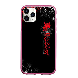 Чехол iPhone 11 Pro матовый TOKYO REVENGERS RED STYLE TEAM, цвет: 3D-малиновый