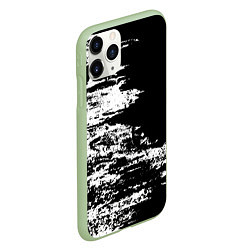 Чехол iPhone 11 Pro матовый Abstraction pattern 2022 vanguard, цвет: 3D-салатовый — фото 2