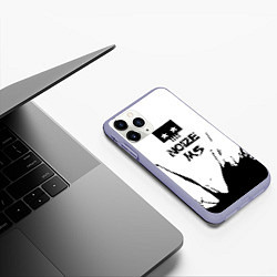 Чехол iPhone 11 Pro матовый Noize MC Нойз МС 1, цвет: 3D-светло-сиреневый — фото 2