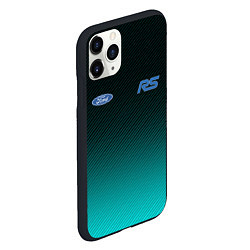 Чехол iPhone 11 Pro матовый Ford ST Carbon, цвет: 3D-черный — фото 2