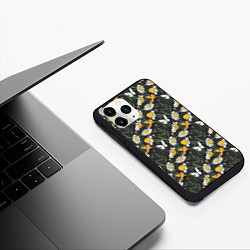 Чехол iPhone 11 Pro матовый Люблю лето!, цвет: 3D-черный — фото 2