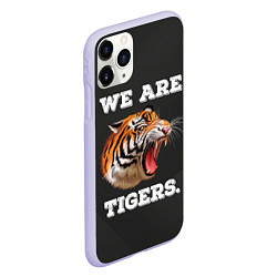 Чехол iPhone 11 Pro матовый Тигр We are tigers, цвет: 3D-светло-сиреневый — фото 2