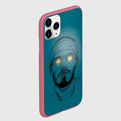 Чехол iPhone 11 Pro матовый Многозаал Арт, цвет: 3D-малиновый — фото 2