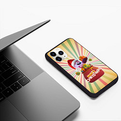 Чехол iPhone 11 Pro матовый Brawl Stars Подарки, цвет: 3D-черный — фото 2