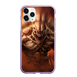 Чехол iPhone 11 Pro матовый ИМП NPC DOOM спина