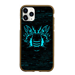 Чехол iPhone 11 Pro матовый DEAD SPACE АЙЗЕК КЛАРК НЕОН МЁРТВЫЙ КОСМОС, цвет: 3D-коричневый