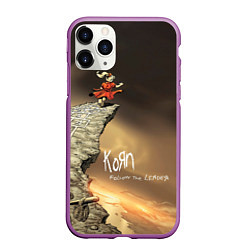 Чехол iPhone 11 Pro матовый Follow the Leader - Korn, цвет: 3D-фиолетовый