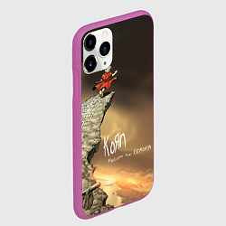 Чехол iPhone 11 Pro матовый Follow the Leader - Korn, цвет: 3D-фиолетовый — фото 2