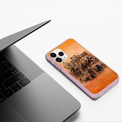 Чехол iPhone 11 Pro матовый The Great War - Sabaton, цвет: 3D-розовый — фото 2