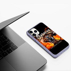 Чехол iPhone 11 Pro матовый Kingdom Come - Sabaton, цвет: 3D-светло-сиреневый — фото 2