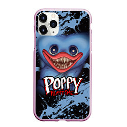 Чехол iPhone 11 Pro матовый POPPY PLAYTIME: HUGGY, цвет: 3D-розовый