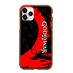 Чехол iPhone 11 Pro матовый GOD OF WAR СИМВОЛ КРАТОСА, цвет: 3D-коричневый
