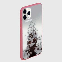 Чехол iPhone 11 Pro матовый Living Things - Linkin Park, цвет: 3D-малиновый — фото 2