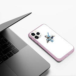 Чехол iPhone 11 Pro матовый Messi Argentina Team, цвет: 3D-розовый — фото 2