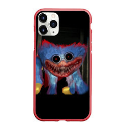 Чехол iPhone 11 Pro матовый POPPY PLAYTIME КРОВОЖАДНЫЙ ХАГГИ ВАГГИ, цвет: 3D-красный
