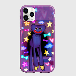 Чехол iPhone 11 Pro матовый POPPY PLAYTIME - МИЛЫЙ ХАГГИ ВАГГИ, цвет: 3D-фиолетовый