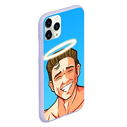 Чехол iPhone 11 Pro матовый BILLY HERRINGTON, цвет: 3D-светло-сиреневый — фото 2